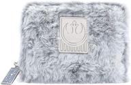 🛍️ loungefly star wars empire strikes back 40th anniversary hoth faux fur wallet with zip-around closure logo