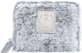 img 4 attached to 🛍️ Loungefly Star Wars Empire Strikes Back 40th Anniversary Hoth Faux Fur Wallet with Zip-Around Closure