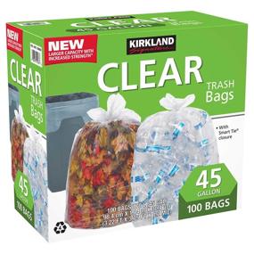 img 1 attached to Kirkland Signature 45 Gallon Trash 100 Count