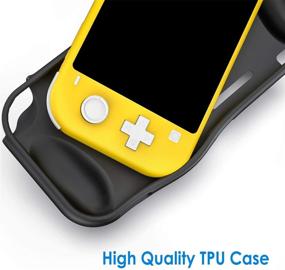 img 1 attached to 🎮 JETech Protective Case for Nintendo Switch Lite 2019: A Durable Grip Cover with Shock-Absorption and Anti-Scratch Design in Black