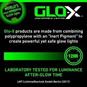 img 2 attached to 🚲 GLO-X Glow Bike Wheel Lights for Kids & Adults (2 Pack) - Rechargeable Spoke Lights for Bike Wheels, 360° Illumination - Revolutionary Solar Wheel Bike Lights - Front and Back Bicycle Wheel Lights