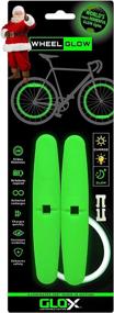 img 4 attached to 🚲 GLO-X Glow Bike Wheel Lights for Kids & Adults (2 Pack) - Rechargeable Spoke Lights for Bike Wheels, 360° Illumination - Revolutionary Solar Wheel Bike Lights - Front and Back Bicycle Wheel Lights