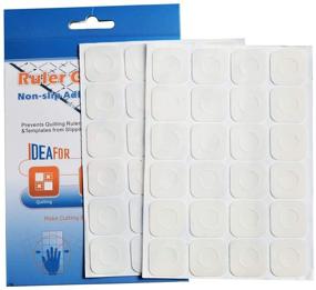 img 4 attached to 🔒 Wingkind Non-Slip Grips 96-Piece Pack for Quilting Rulers & Templates - Enhance Precision & Control