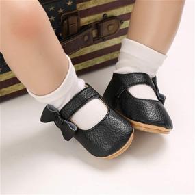 img 3 attached to BENHERO Baby Girls Shoes: Stylish 👶 Infant Mary Jane Flats for Princesses and Weddings