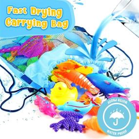 img 2 attached to 🎣 Cheffun Fishing Water Pool Toys for Kids - Magnetic Bath Toy Set for Toddlers - Perfect for Indoor/Outdoor Fun, Carnival Parties, and Water Tables - Ideal Gift for Boys and Girls Age 3-6 - Enhance Learning and Pretend Play!