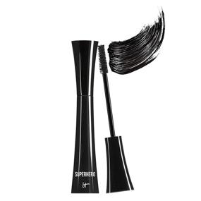 img 4 attached to 💃 Super Black Elastic Stretch Volumizing & Lengthening Mascara by IT Cosmetics - Lift, Separate, and Condition Lashes - Infused with Collagen, Biotin, and Peptides - 0.3 fl oz