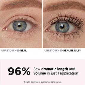 img 3 attached to 💃 Super Black Elastic Stretch Volumizing & Lengthening Mascara by IT Cosmetics - Lift, Separate, and Condition Lashes - Infused with Collagen, Biotin, and Peptides - 0.3 fl oz