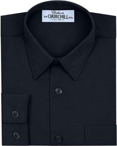 img 1 attached to 👔 Shop the Exclusive Selection of S H Churchill Co Black Dress Clothing for Boys: Tops, Tees & Shirts