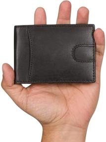 img 1 attached to 👔 Premium NKPT Full Grain Leather Wallet: A Stylish Men's Accessory for Card Cases & Money Organizers