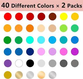 img 3 attached to 🎨 80 Pack Vinyl Sheets for Cricut - Prime Sign Permanent Vinyl with 40 Assorted Colors - Perfect for DIY Projects, Mugs, Home Décor, Windows, and More