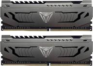 💪 patriot viper steel ddr4 16gb (2 x 8gb) 3600mhz kit - pvs416g360c8k: высокопроизводительная оперативная память для быстрого вычисления логотип