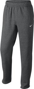 img 1 attached to 👖 Premium Comfort and Style: Nike Men's Club Open Hem Swoosh Sweatpants