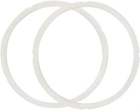 img 1 attached to 🔘 Silicone Gasket Seal Rings for Crock Pot 8 Quart Power Cooker - Replacement Sealing Ring for 8 Qt Pressure Cooker - 2-Pack Accessories Parts