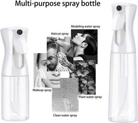 img 1 attached to 🔁 Multi-purpose 2-in-1 Hairstyling, Cleaning, Ironing & Gardening Bottle (32 Ounce, Clear)