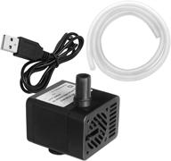 💦 efficient pulaco dc 5v usb mini submersible water pump: ideal for pet fountain, aquarium, pond hydroponics logo