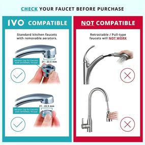 img 3 attached to 💧 IVO NSF Approved Faucet-Mounted Filter for Better Water Quality