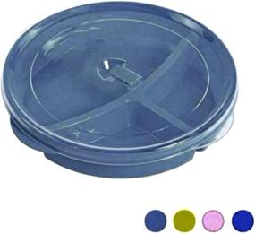 img 1 attached to Convenient and Versatile Microwave Food Storage Trays with Divided Compartments - Set of 3 Containers