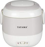 🍚 tayama tmrc-03r portable mini rice cooker, white - 1.5 cup capacity логотип