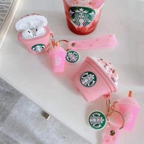 img 2 attached to ☕️ Coffee Cup Airpods Pro Case - Cute Cartoon Silicone Cover with Keychain for Apple AirPods Pro