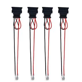 img 4 attached to 🔌 Enhance Your Volkswagen Audio Experience with 4 Pack Speaker Wire Harness Adapter Replacement - VW Jetta GLI GTI Beetle Golf Passat Polo Speaker Connector Harness Adapter