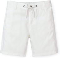 мальчики "boys' relaxed linen shorts" компании hope & henry логотип