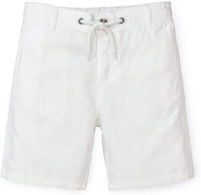 img 4 attached to Мальчики "Boys' Relaxed Linen Shorts" компании Hope & Henry