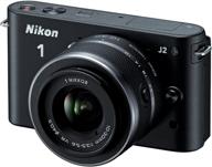 📷 nikon 1 j2 10.1mp high definition digital camera with 10-30mm vibration reduction lens (black) logo