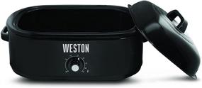 img 4 attached to 🖤 Black 18 Quart Weston Roaster Oven (03-4000-W)