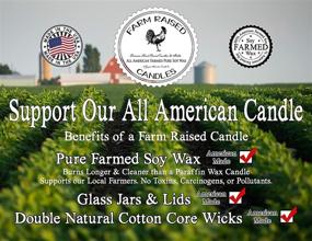 img 1 attached to 🕯️ Farm Raised Candles - Farmhouse Coffee Scented Wax Melts Variety Pack - 1lb Natural Soy Wax - 100% American Made - Fragrance Cubes for Wax Warmer. Chai Latte, Black Tea & Lemon Aromas.