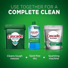 img 1 attached to 🔆 Cascade Complete Dishwasher Pods, ActionPacs Detergent, Lemon Scent, 78 Count - Effective Cleaning Solution for Sparkling Dishes