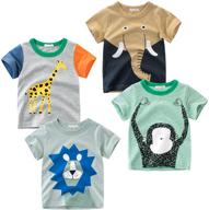 kivors boys' 3-piece dinosaur outfits for toddlers - stylish clothing set logo