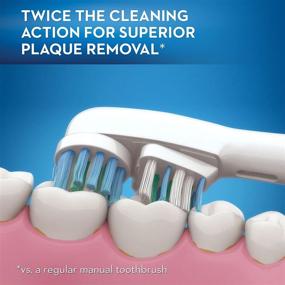 img 1 attached to Усовершенствуйте свой режим ухода за полостью рта с заменяемыми насадками для электрической зубной щетки Oral-B Dual Clean - 3 шт.