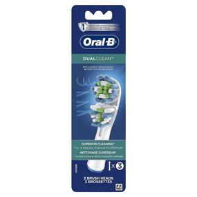 img 4 attached to Enhance Your Oral Care Routine with Oral-B Dual Clean Replacement Electric Toothbrush Brush Heads - 3ct