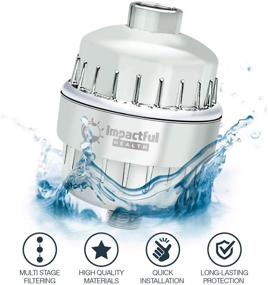img 2 attached to 🚿 15-Stage Health Shower Head Filter For Hard Water with 3 Cartridges (Includes 1 Bonus) - High Pressure Vitamin C Water Softener Eliminates Chlorine, Fluoride, and Metals - Compatible with Handheld and Shower Heads