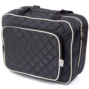 img 4 attached to 👜 Ellis James Designs Black Large Travel Toiletry Bag - Ultimate Women's Organizer for Cosmetics, Toiletries, and Hair Care - Hanging Hook, Wash Bags, and More