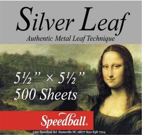 img 1 attached to 🖌️ Enhance Your Artwork with Speedball Mona Lisa Composition Metal Leaf: Silver, 500 Sheets