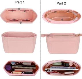 img 3 attached to 💼 HyFanStr Zipper Handbag Organizer for Women - Essential Accessories for Handbags