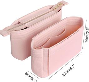 img 1 attached to 💼 HyFanStr Zipper Handbag Organizer for Women - Essential Accessories for Handbags