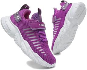 img 1 attached to 👟 Jakcuz Children Fashion Platform Sneakers for Boys and Girls: Ultra Lightweight, Breathable, Casual Gym Sport Walking Shoes