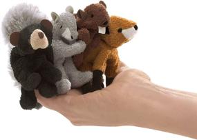 img 2 attached to 🐾 Folkmanis Woodland Finger Puppets for Animal Lovers