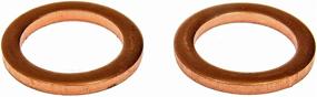 img 2 attached to 🔌 Dorman 097-827CD Copper Drain Plug Gasket: Perfect Fit for American Motors/Ford/Mercedes-Benz Models (Pack of 3)