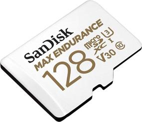 img 3 attached to 📷 SanDisk 128GB MAX Endurance MicroSDXC Карта с адаптером для домашних систем безопасности и автомобильных видеорегистраторов - Надежное и высокопроизводительное хранилище для записи 4K UHD - SDSQQVR-128G-GN6IA