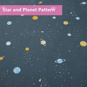 img 2 attached to Totoro Solar System Space Printed Queen Sheet Set - 4 Piece Bed Sheets with 1 Queen Fitted Sheet, 1 Flat Sheet, and 2 Pillowcases - Soft and Breathable Bed Set for Kids Bed