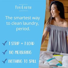 img 3 attached to 🌿 Hypoallergenic, Eco-friendly & Biodegradable Laundry Detergent Sheets for Sensitive Skin | Tru Earth Eco-Strips (32 Loads, Fresh Linen)
