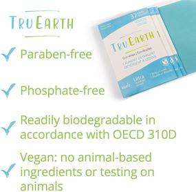 img 2 attached to 🌿 Hypoallergenic, Eco-friendly & Biodegradable Laundry Detergent Sheets for Sensitive Skin | Tru Earth Eco-Strips (32 Loads, Fresh Linen)