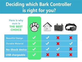 img 1 attached to 🦮 TS TrendStur Anti Barking Device for Dogs - Sonic Bark Deterrent for Indoor/Outdoor Use - No Shock Dog Behavior Training – Ultrasonic - Stop Aggressive Barking Safely - Effective up to 50 ft