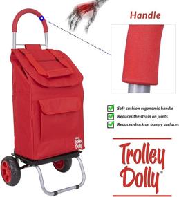 img 3 attached to Dbest Products Foldable Trolley for Convenient Shopping & Material Handling