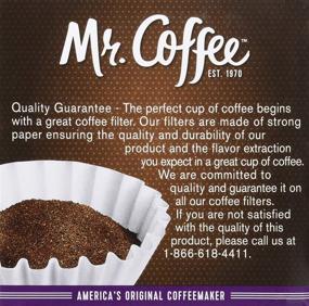 img 2 attached to Mr. Coffee 8-12 Cup Coffee Filters: 100 Pack (2 x 50) for Optimal Brewing