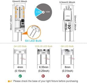 img 3 attached to 💡 G4 JC Type Bi-Pin Base LED Light Bulbs 1 Inch