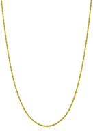 twisted rope chain necklace - 2.2mm stainless steel with 24k yellow gold plating - the bling factory logo